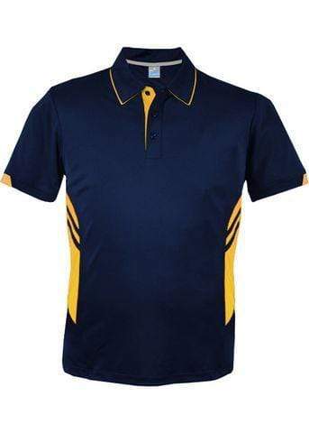 Aussie Pacific Tasman Men's Polo Shirt 1311 Casual Wear Aussie Pacific Navy/Gold S 